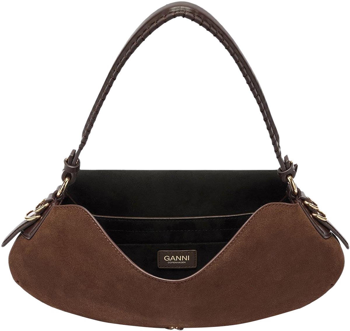 Ganni Dames B-Kat Bag Bruin