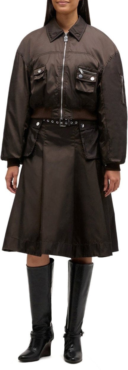 Ganni GANNI BOMBER JACKET Bruin