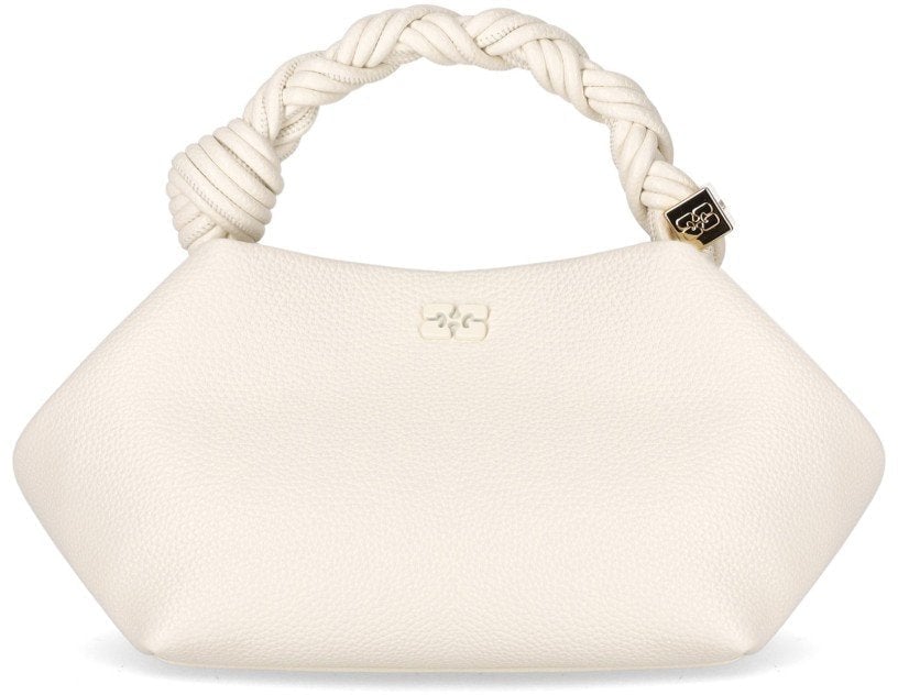 Ganni GANNI BOU SMALL EGRET HANDBAG Wit