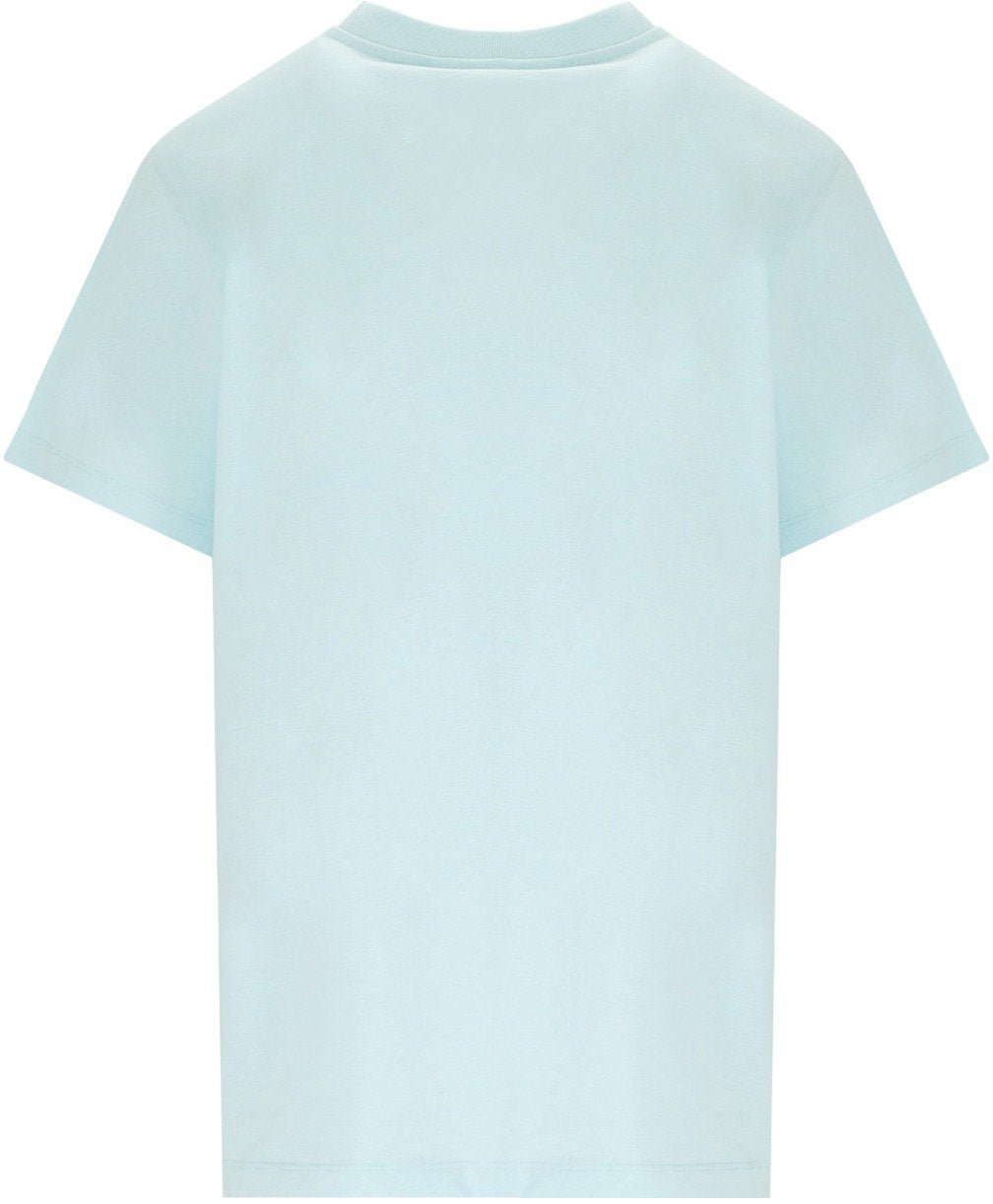 Ganni GANNI FAIRY LIGHT BLUE T-SHIRT Lichtblauw