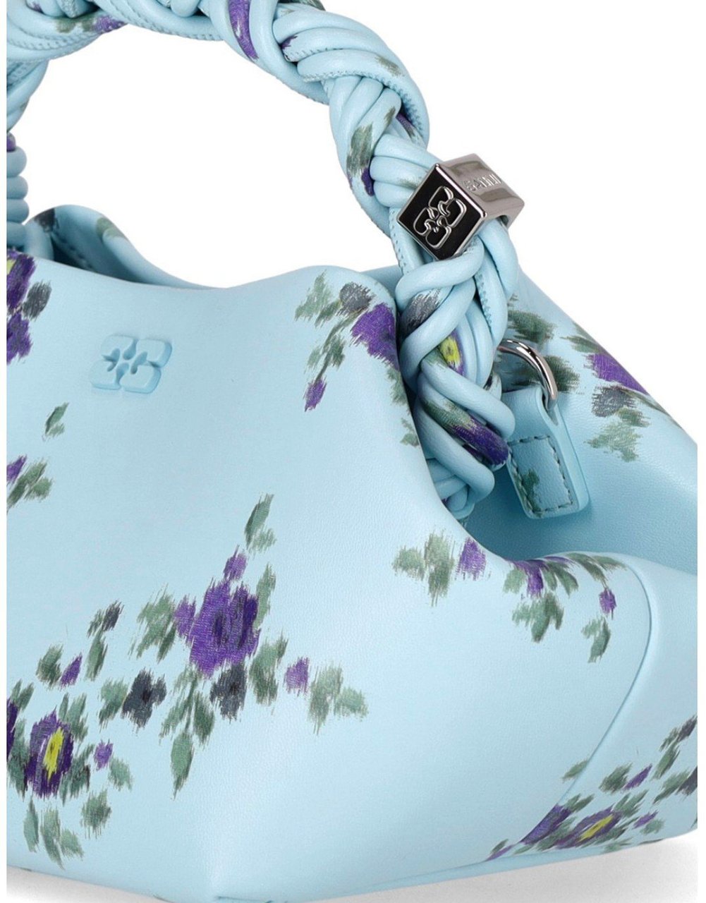 GANNI BOU SKY BLUE SMALL HANDBAG Lichtblauw