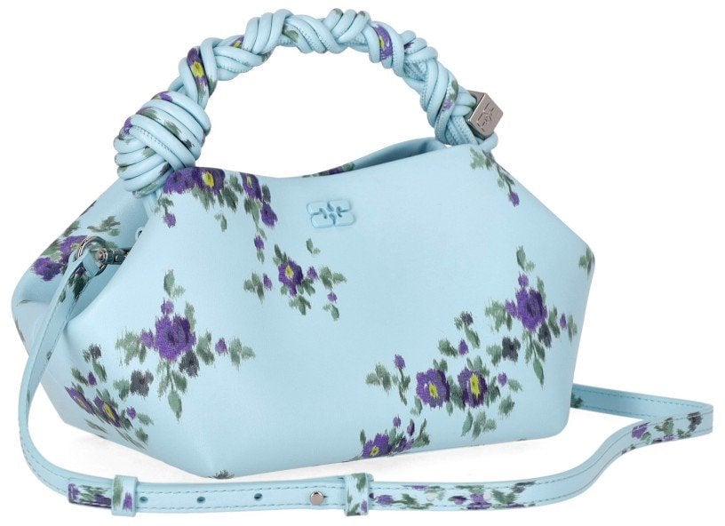 GANNI BOU SKY BLUE SMALL HANDBAG Lichtblauw