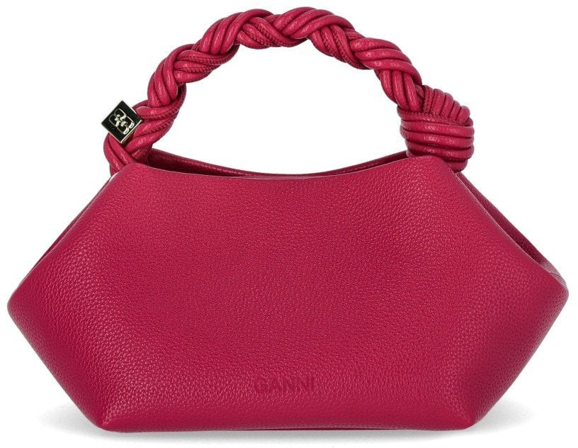 GANNI BOU SMALL MAGENTA HANDBAG Roze