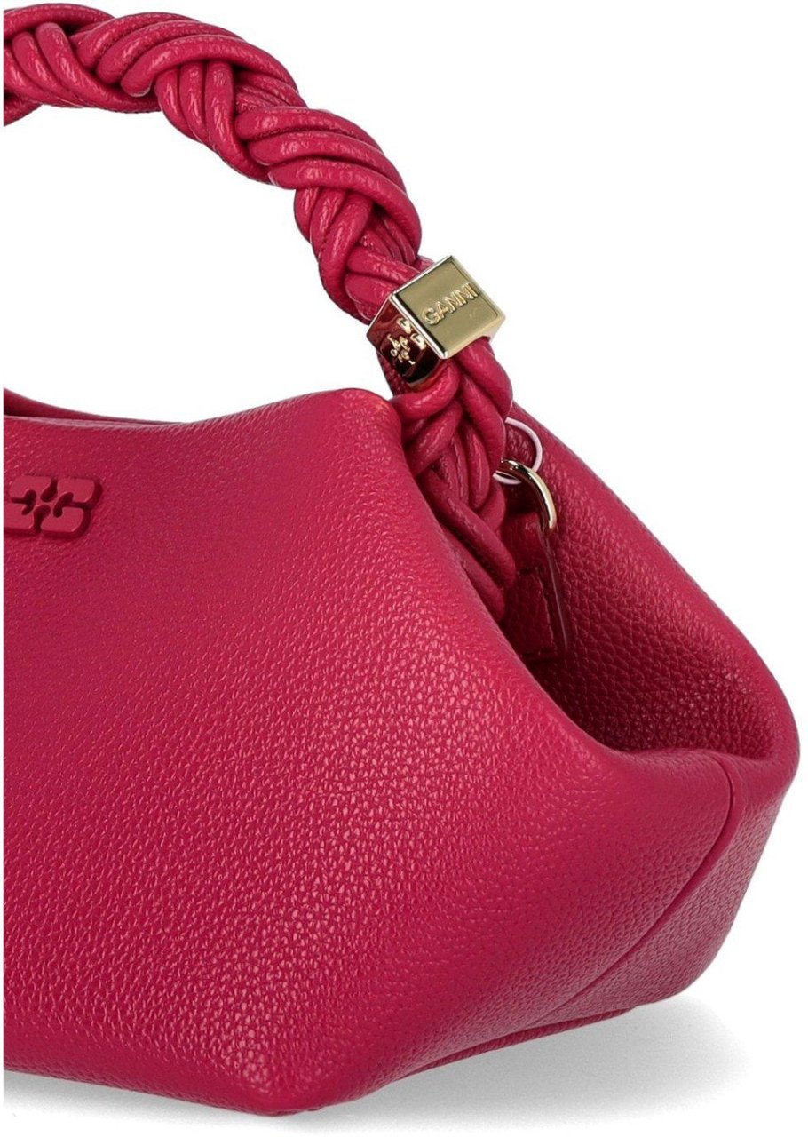 GANNI BOU SMALL MAGENTA HANDBAG Roze