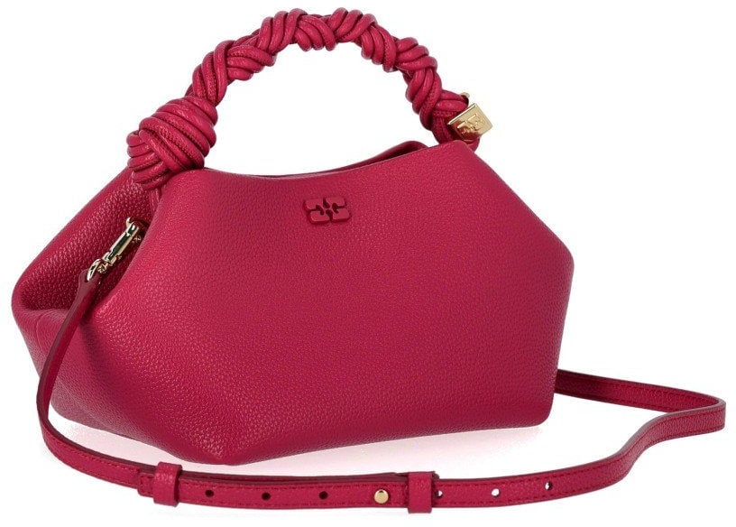 GANNI BOU SMALL MAGENTA HANDBAG Roze