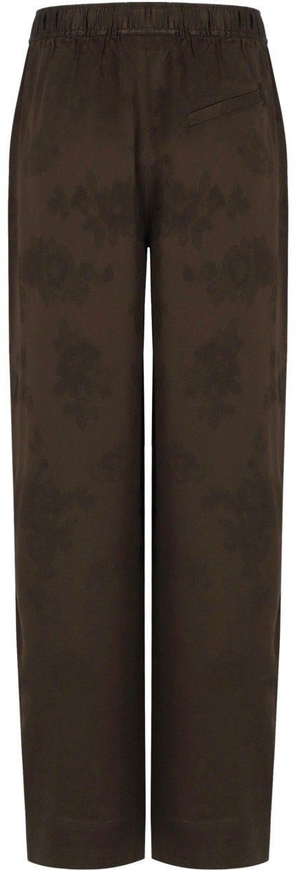 GANNI SATIN TROUSERS Bruin