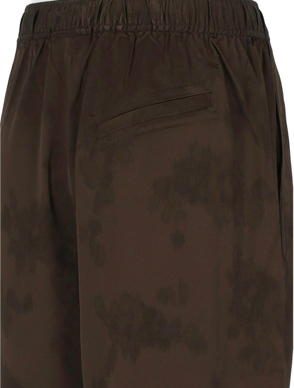 GANNI SATIN TROUSERS Bruin