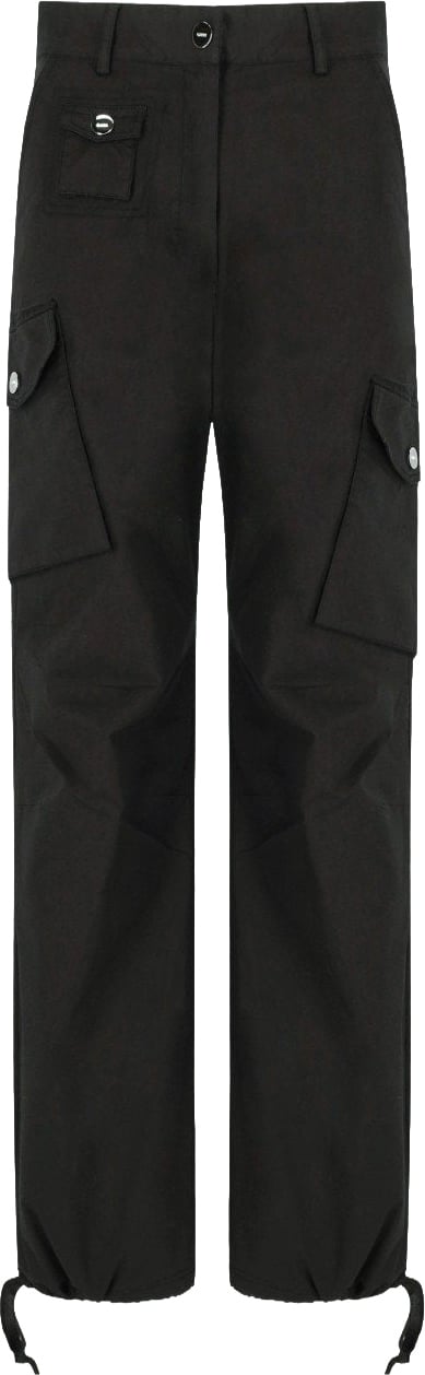 GANNI CARGO PANTS Zwart