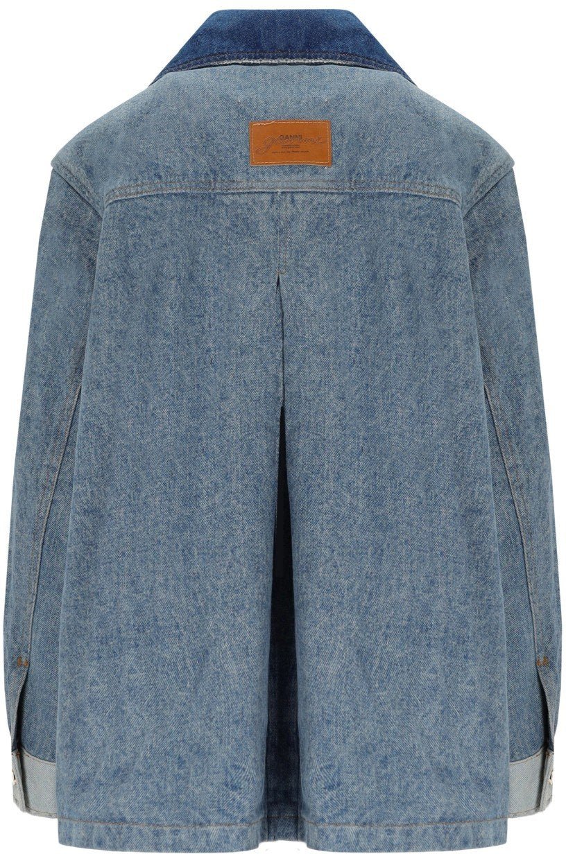 GANNI VINTAGE DENIM JACKET Blauw