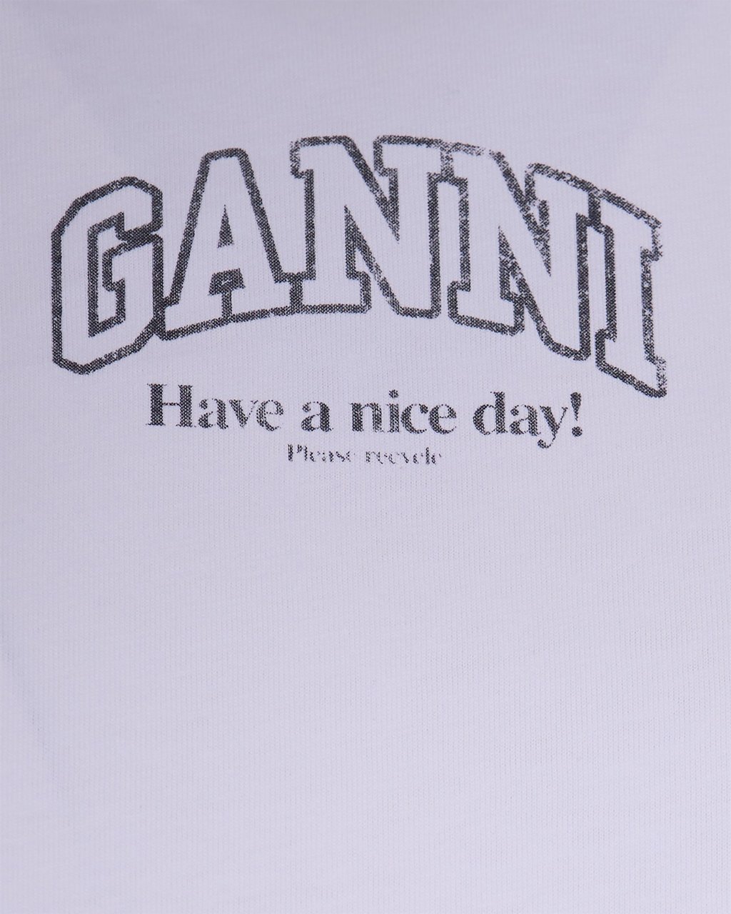 Ganni T-Shirts And Polos Bright White Wit