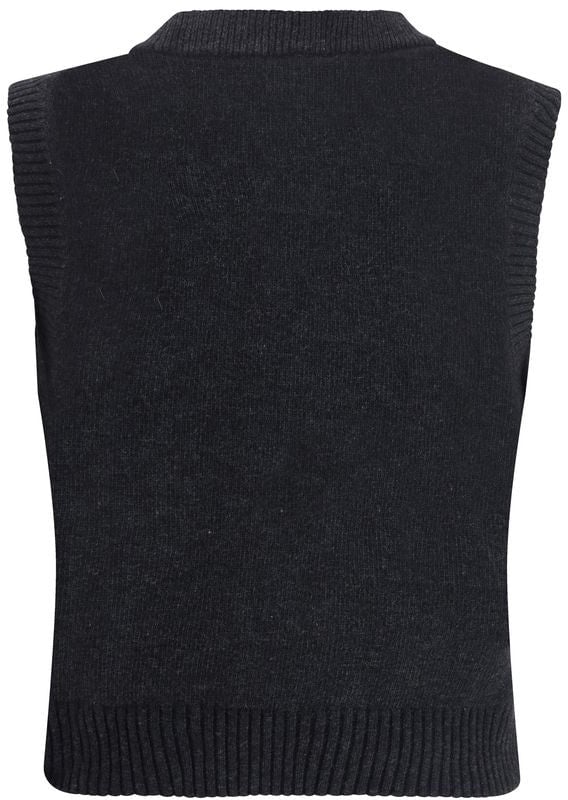 Ganni Ganni Black Wool Sweatshirt Zwart
