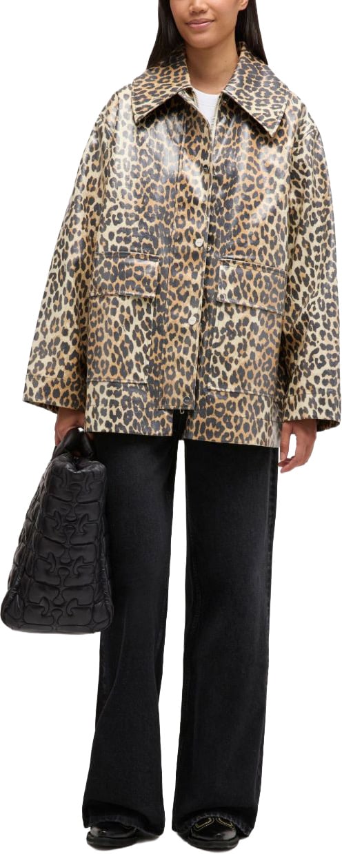 Ganni Jackets Brown Bruin