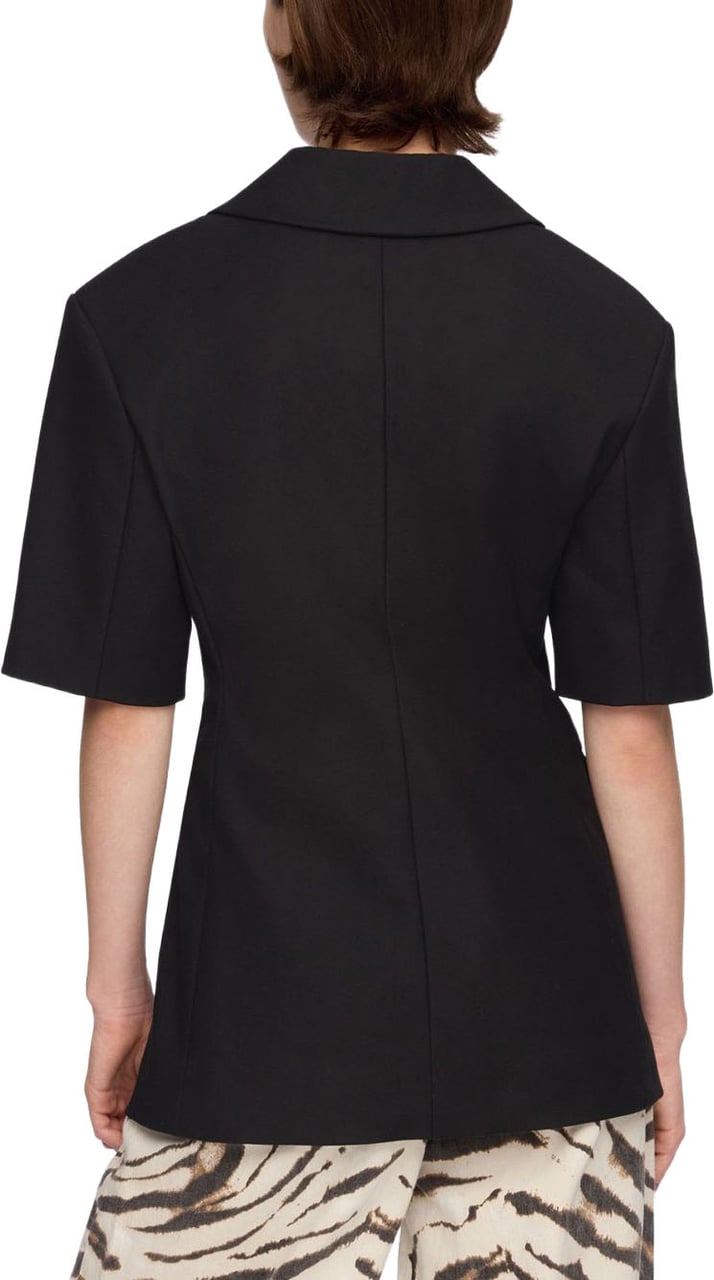 Ganni Jackets Black Zwart