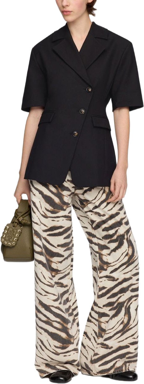 Ganni Jackets Black Zwart