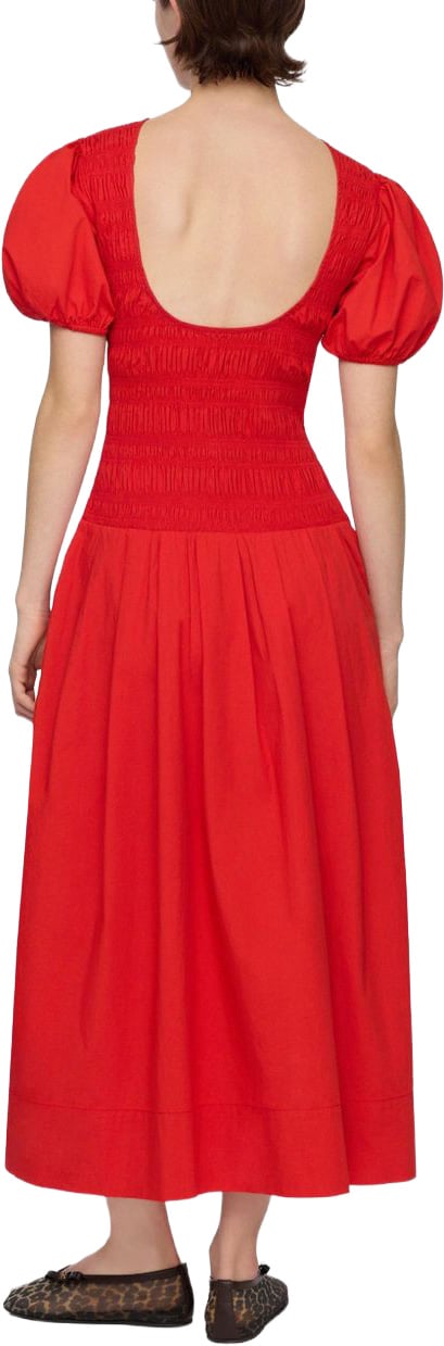 Ganni Dresses Red Rood