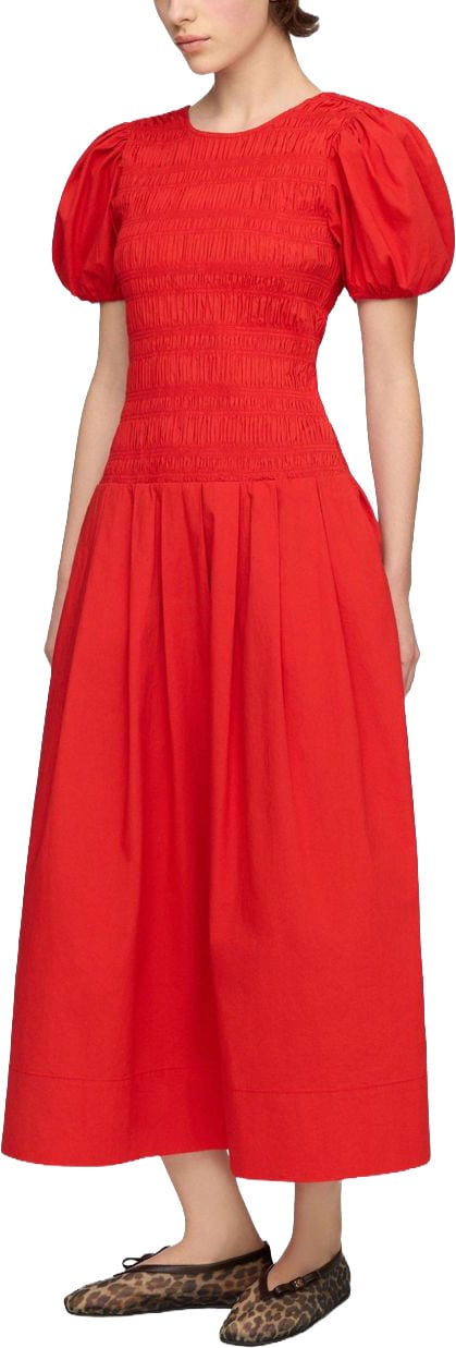 Ganni Dresses Red Rood