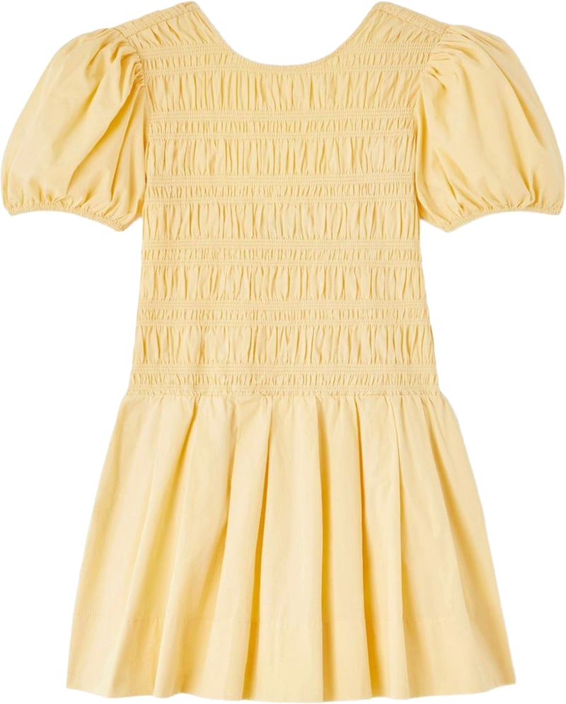 Ganni Dresses Yellow Geel