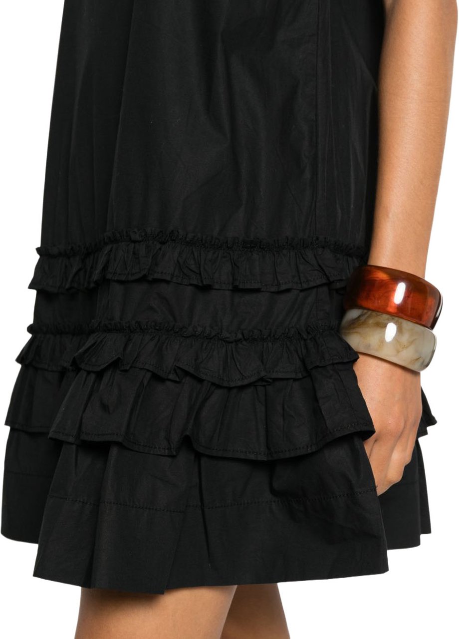 Ganni Dresses Black Zwart