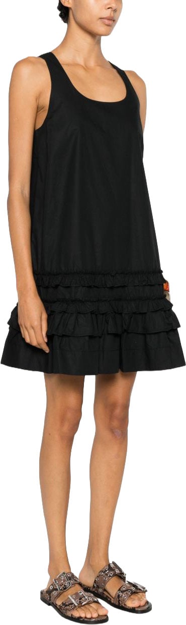 Ganni Dresses Black Zwart