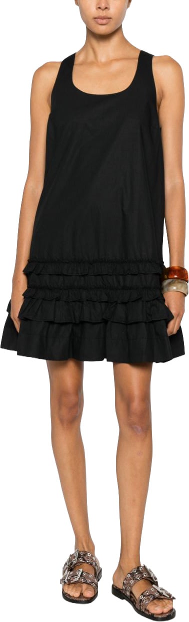 Ganni Dresses Black Zwart