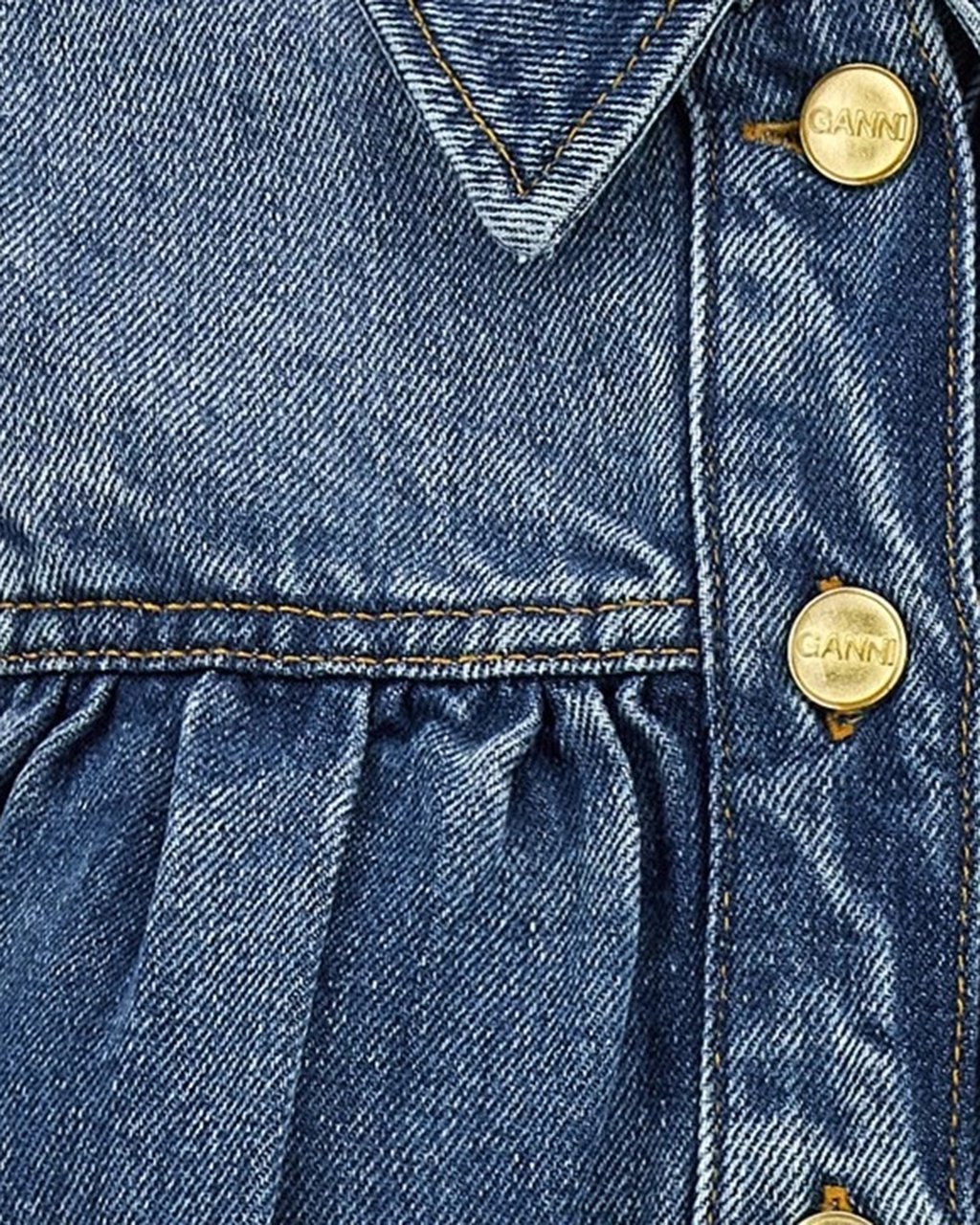 Ganni Top Tint Wash Divers