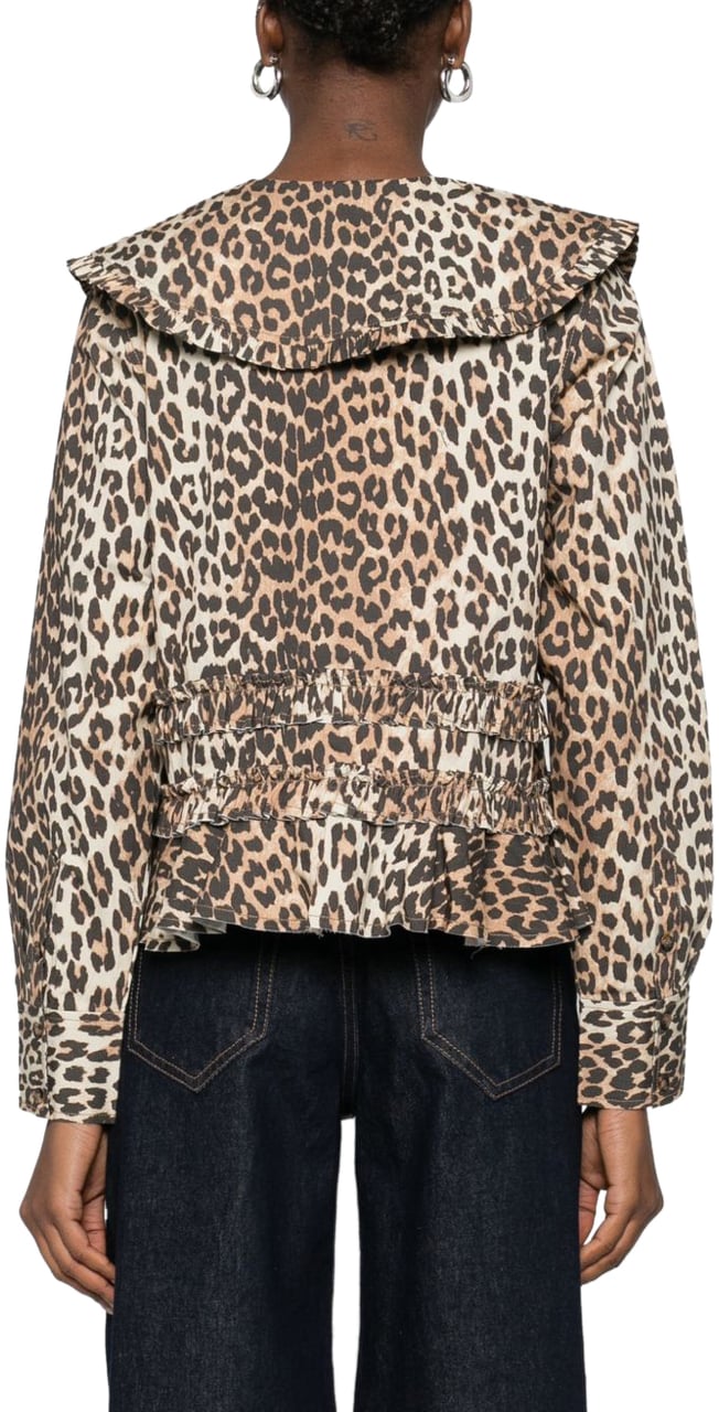 Ganni Shirts Brown Bruin