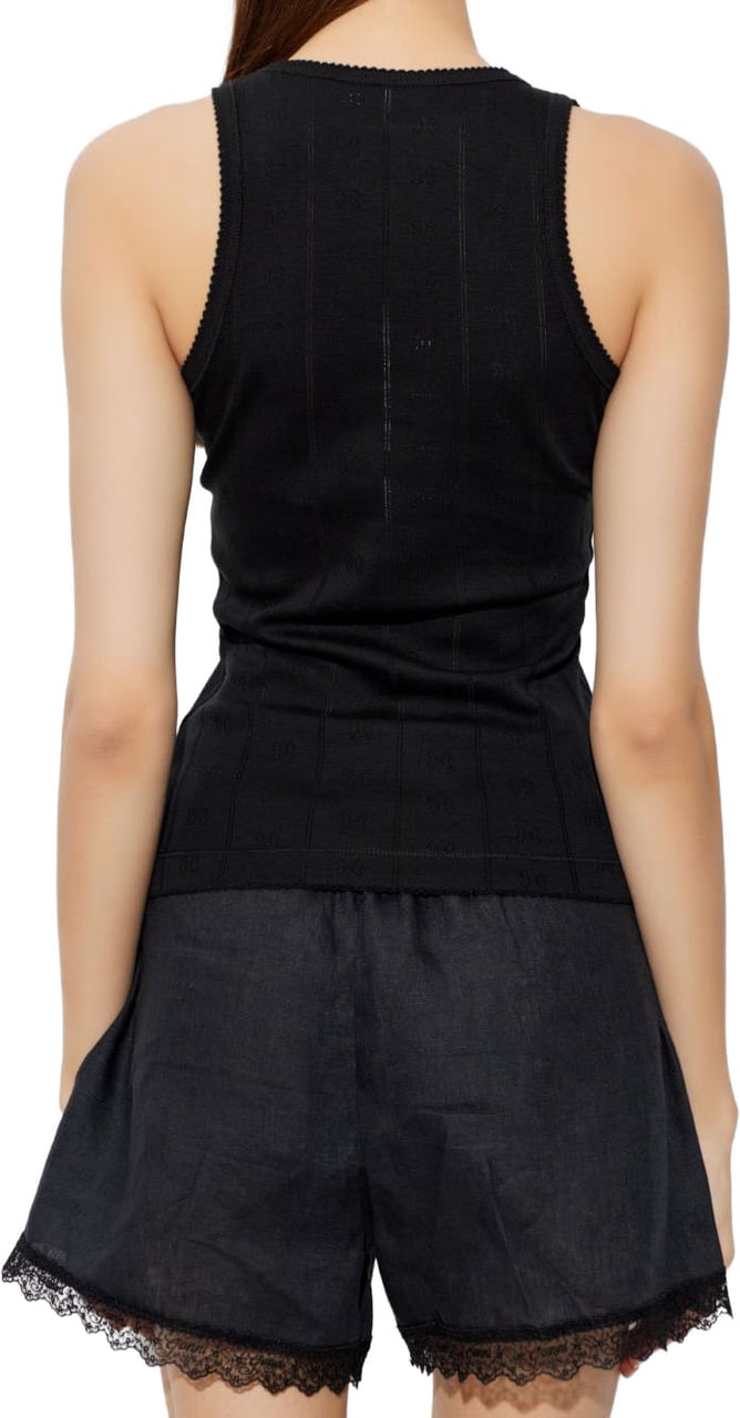 Ganni Top Black Zwart