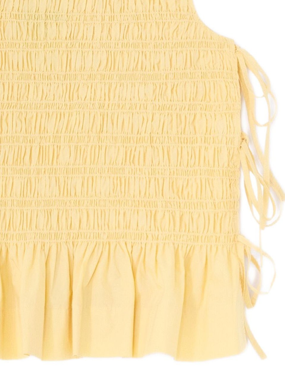 Ganni Top Beige Geel