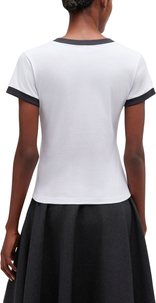 Ganni T-Shirts And Polos Bianco Wit