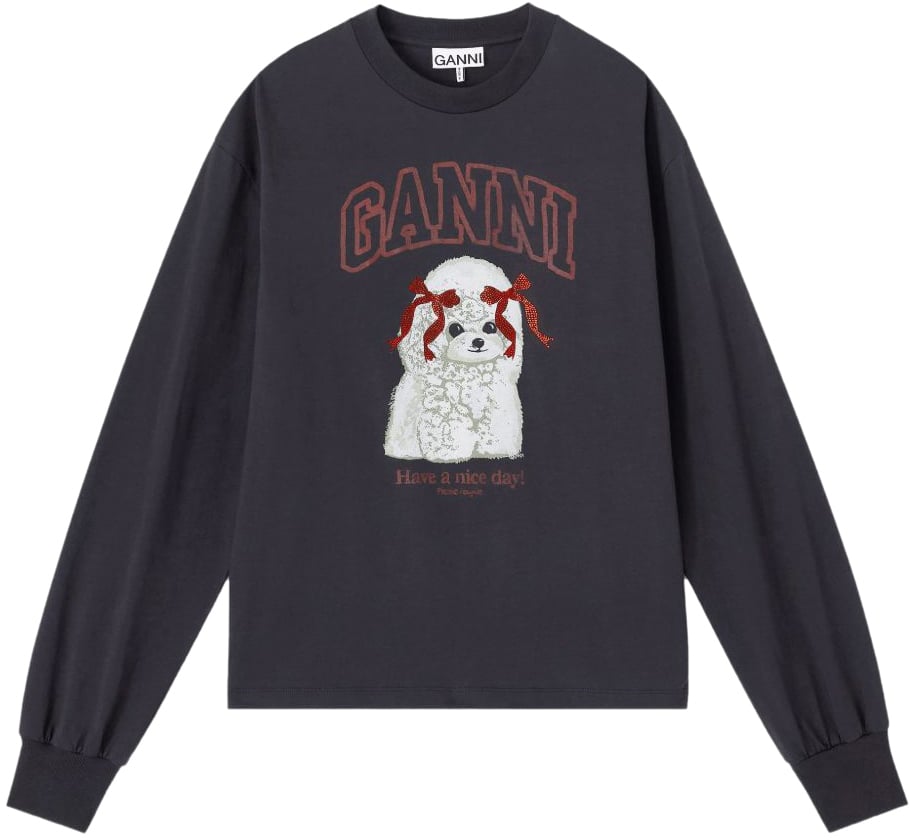 Ganni Sweaters Black Zwart
