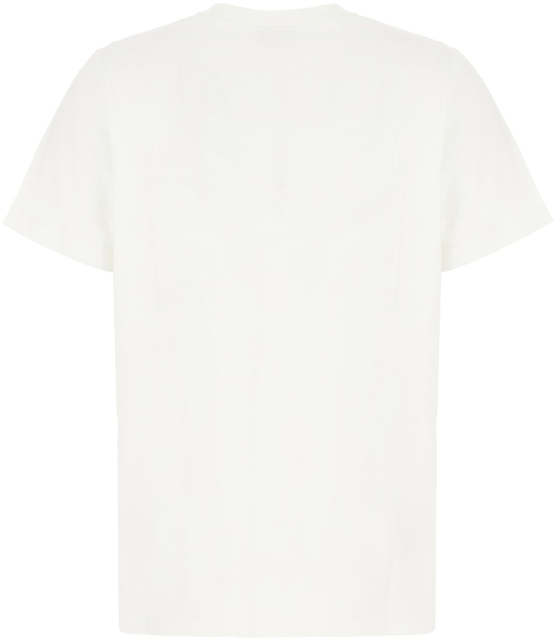 Ganni Ganni White cotton t-shirt Wit