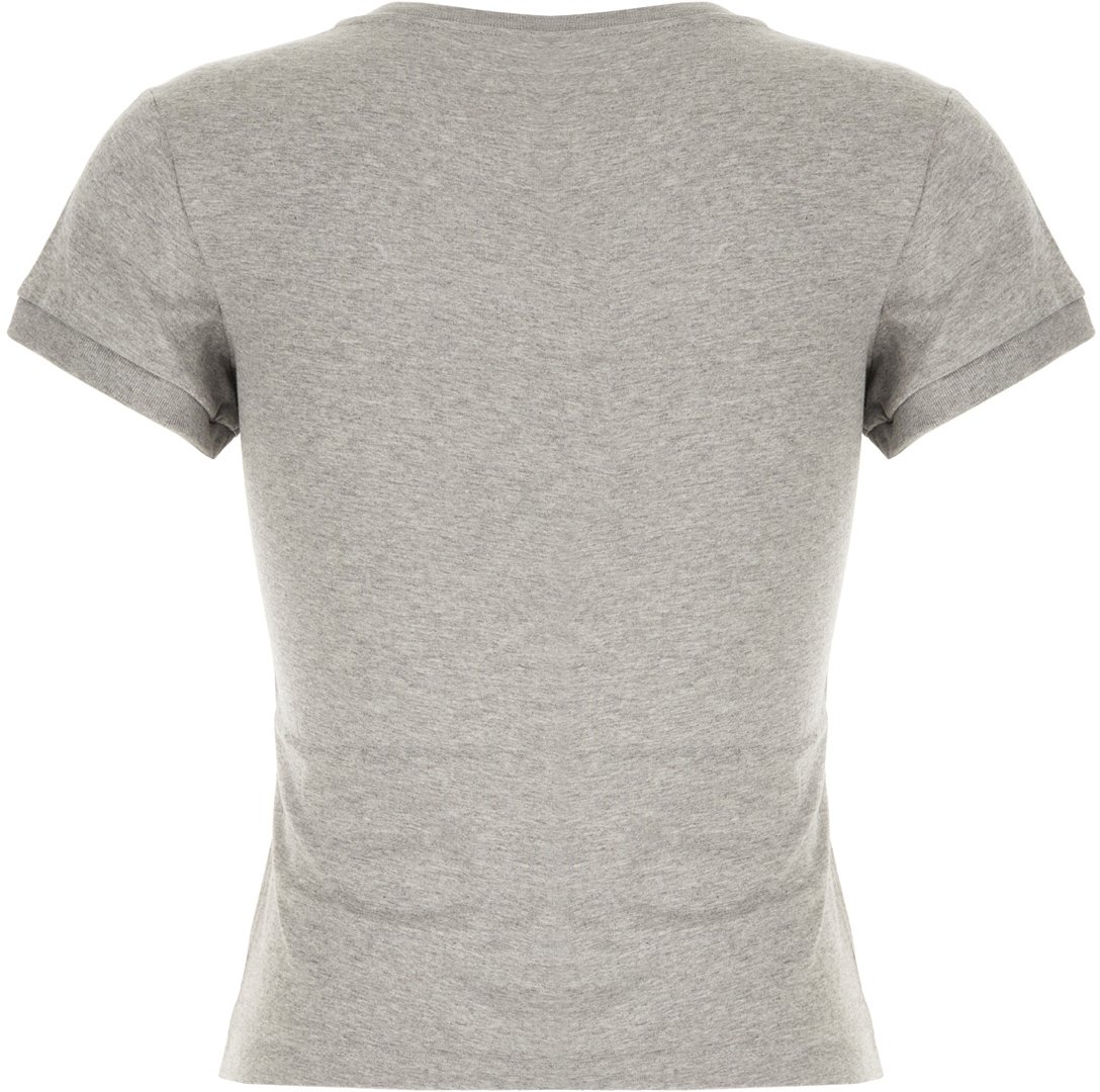 Ganni Grey cotton t-shirt Grijs