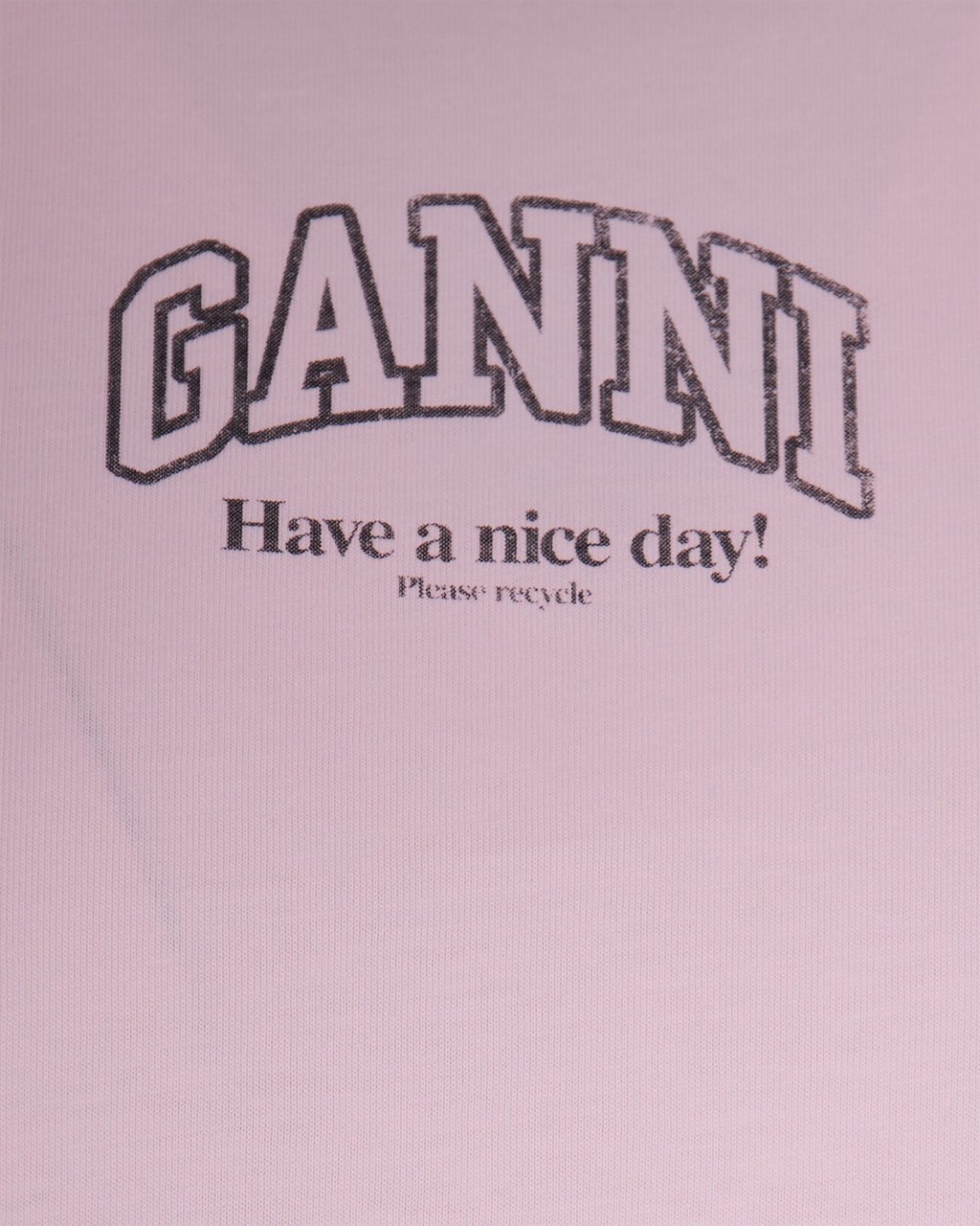 Ganni T-Shirts And Polos Chalk Pink Roze