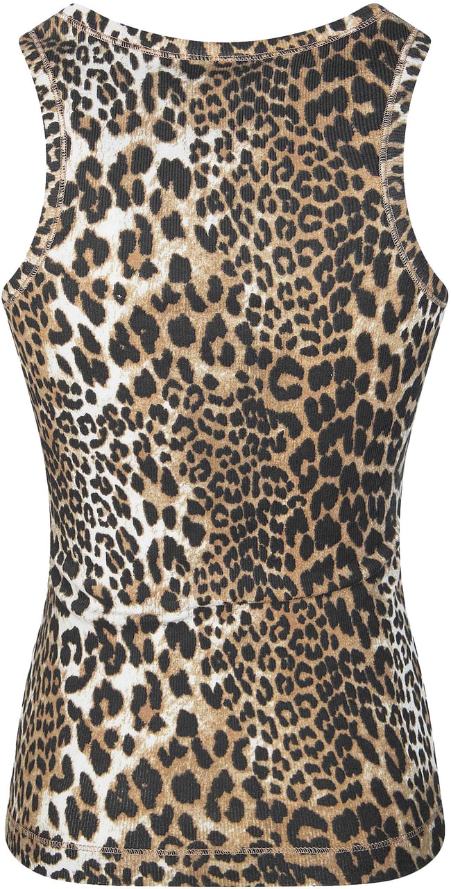 Ganni Top Brown Bruin