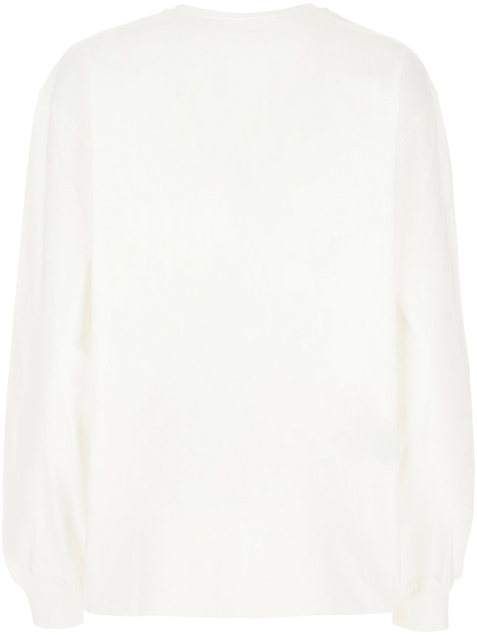 Ganni Ganni White cotton t-shirt Wit