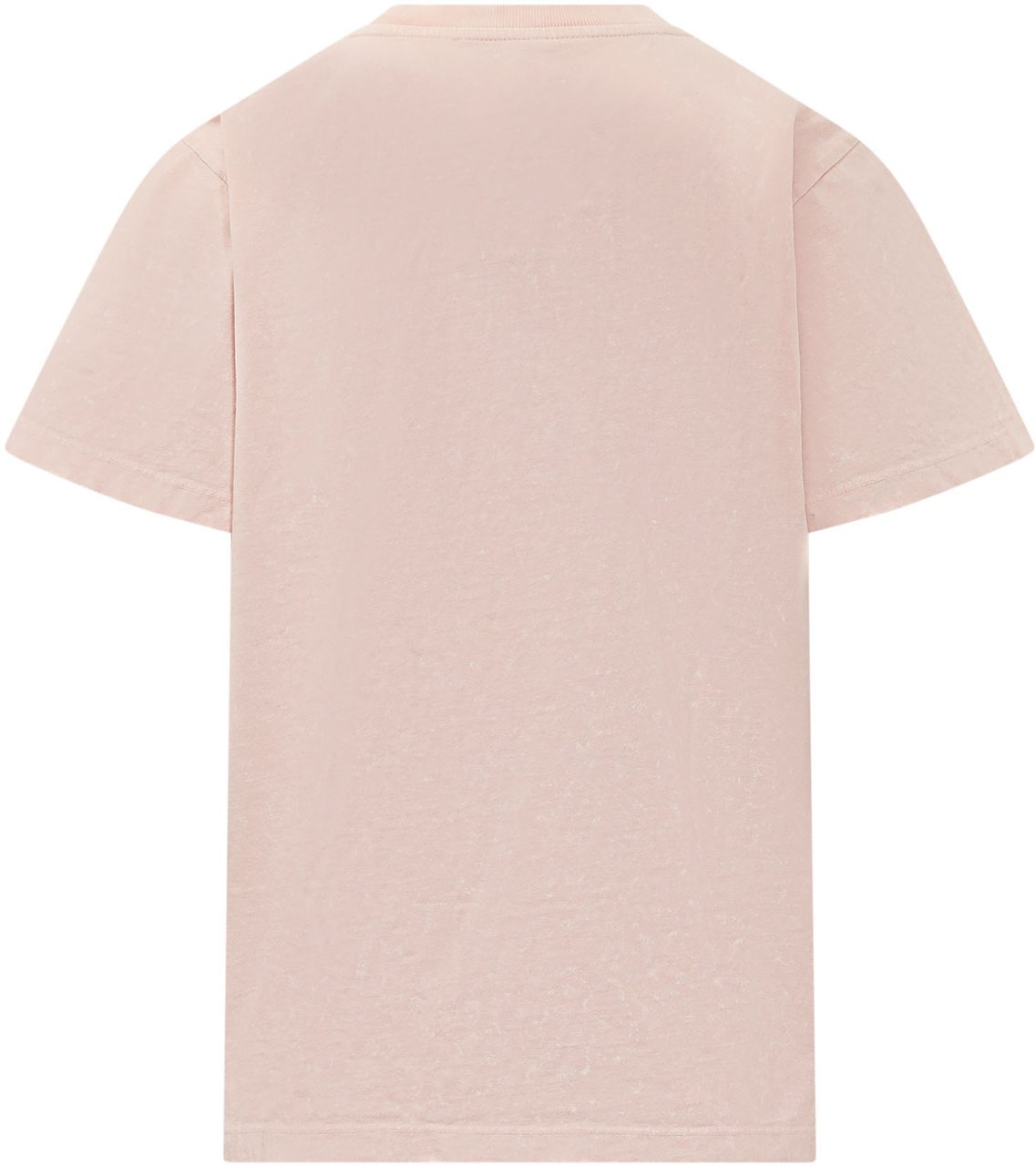 Ganni T-shirt Oversized con Stampa Grafica Roze