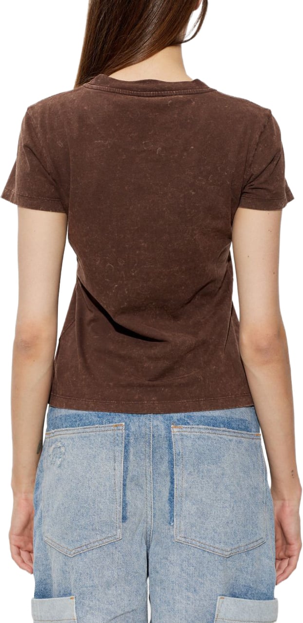 Ganni T-Shirts And Polos Brown Bruin