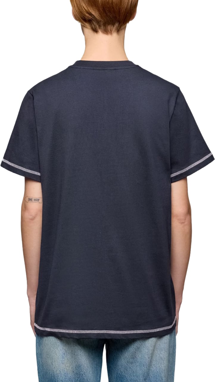 Ganni T-Shirts And Polos Black Navy