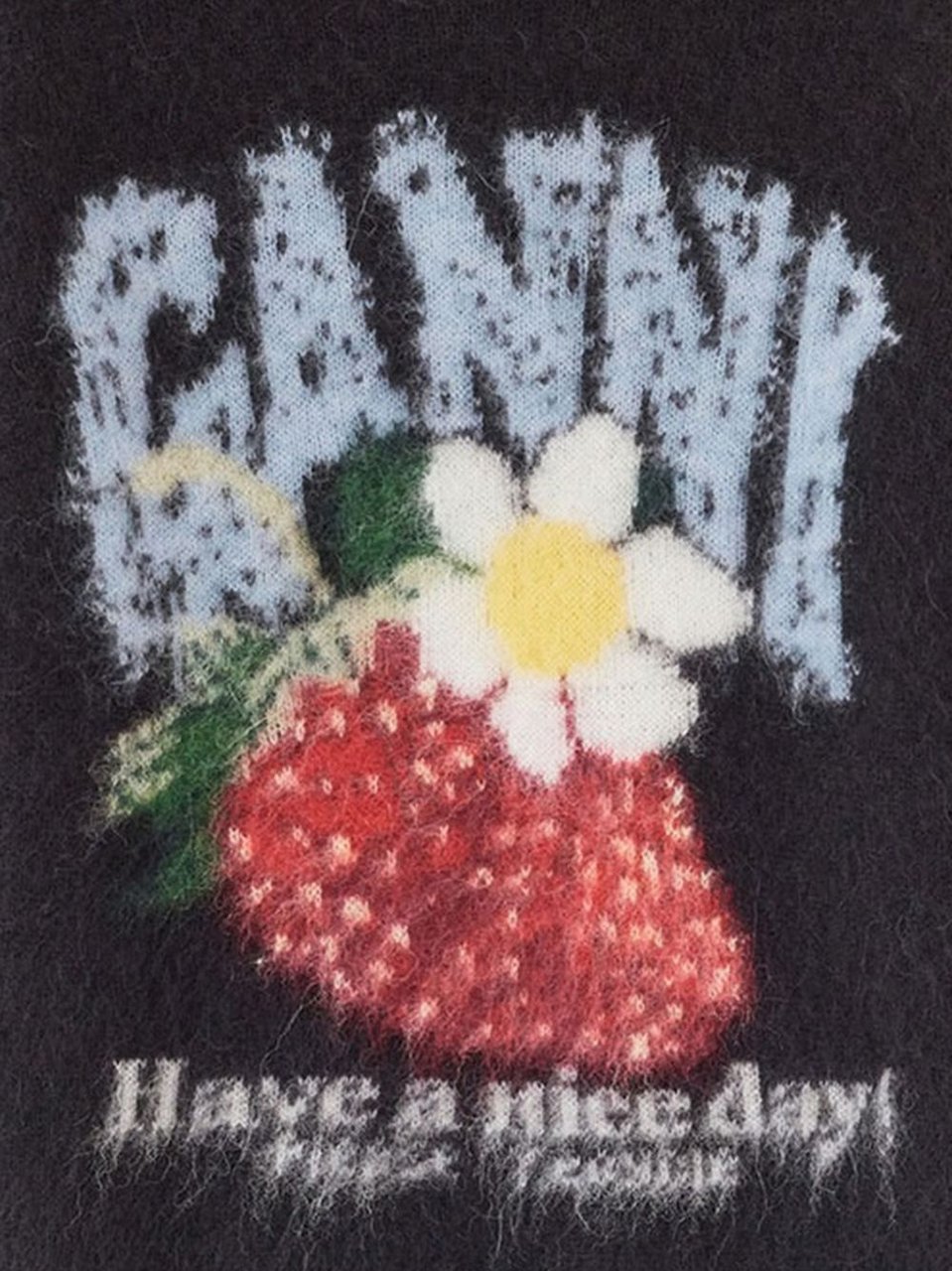Ganni T-Shirts And Polos Nero Zwart