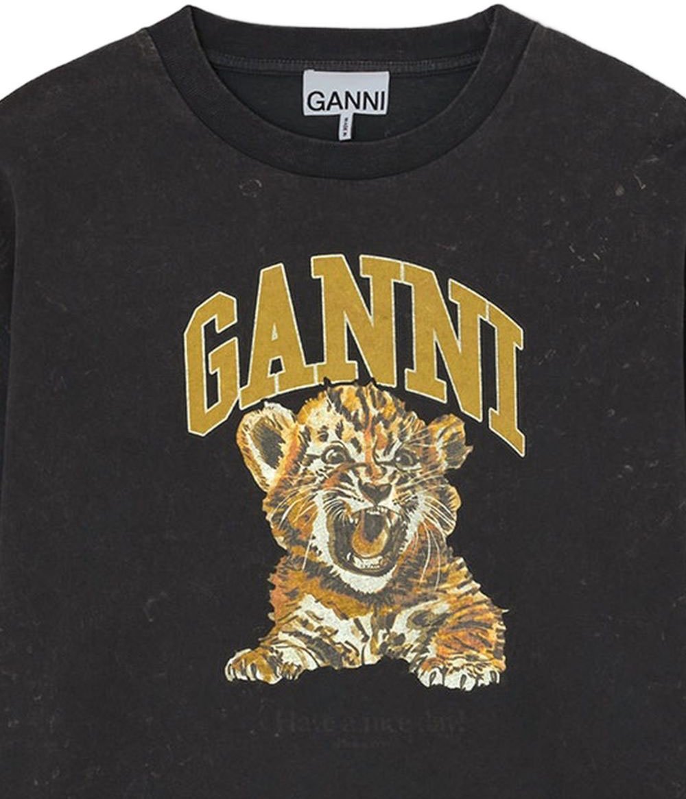 Ganni Sweaters Black Zwart