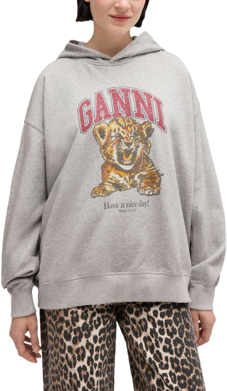 Ganni Sweaters Grey Grijs