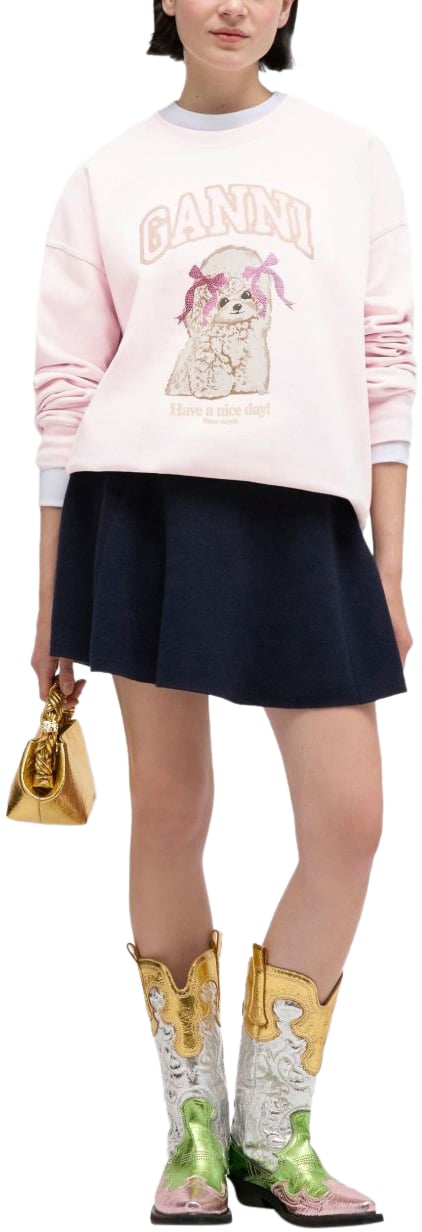 Ganni Sweaters Pink Roze