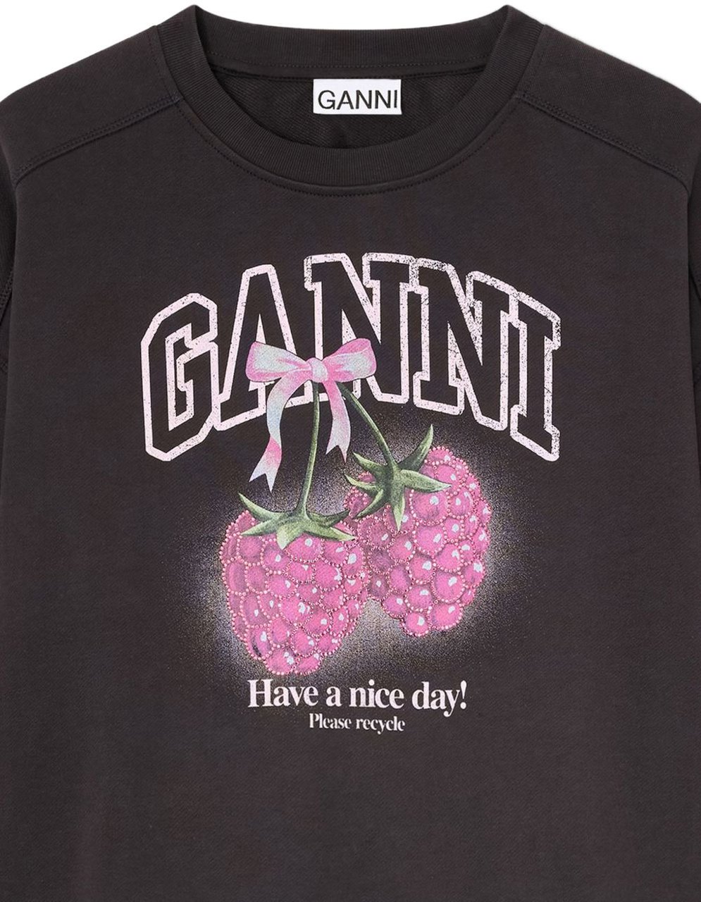 Ganni Sweaters Black Zwart