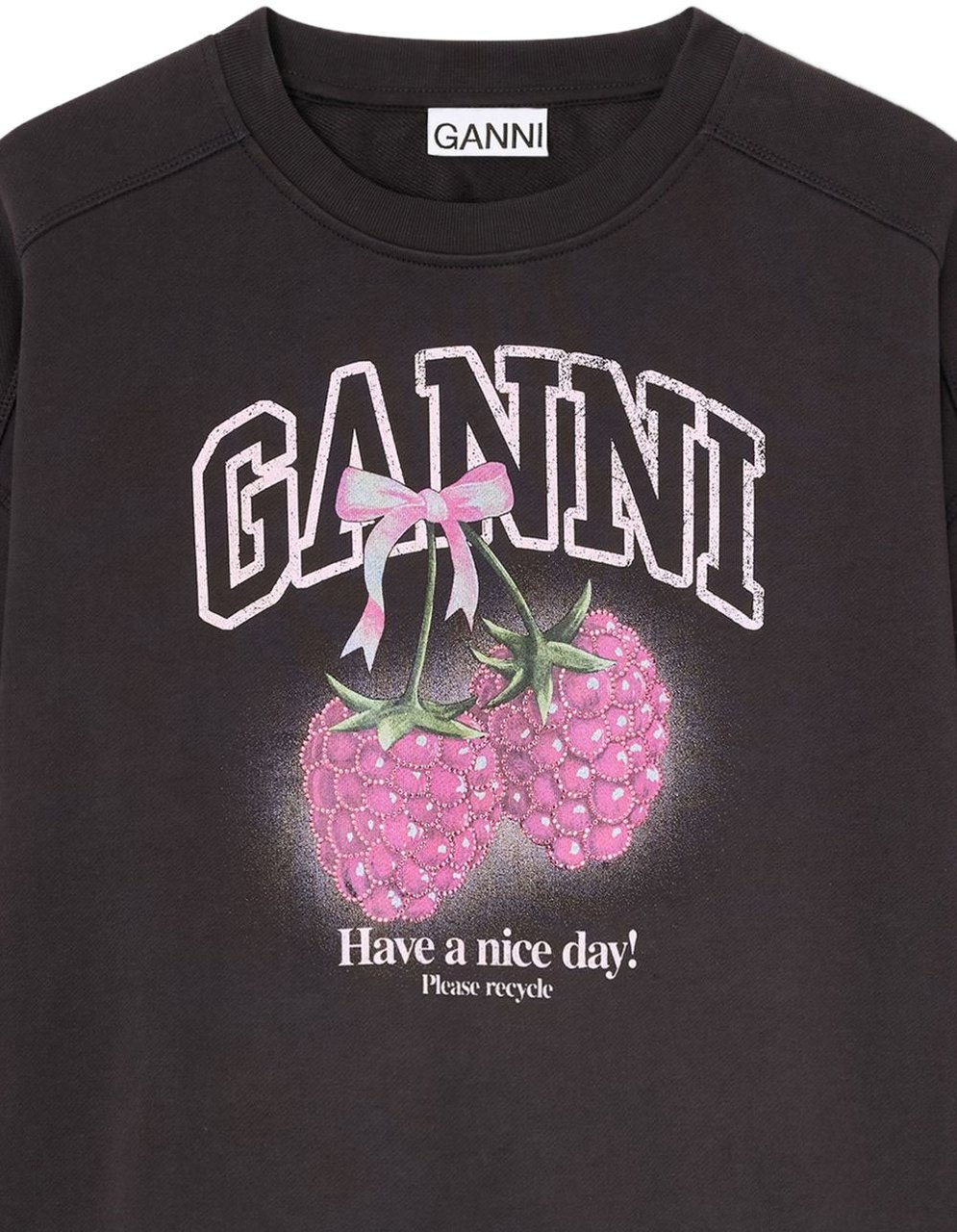 Ganni Sweaters Black Zwart
