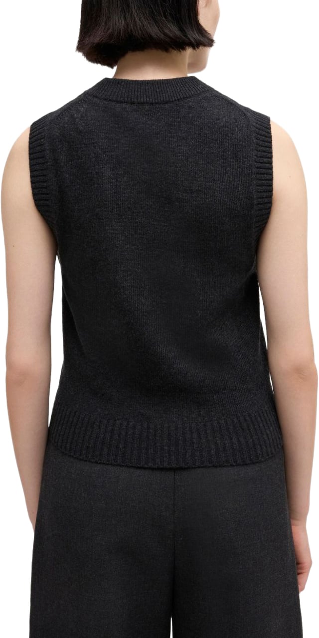 Ganni Sweaters Black Donkergrijs