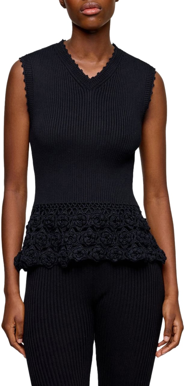 Ganni Sweaters Black Zwart