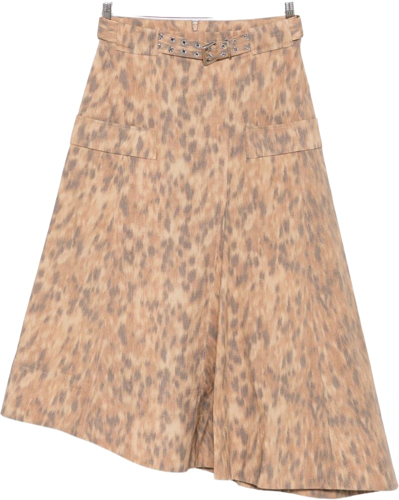 Ganni Skirts Beige Beige