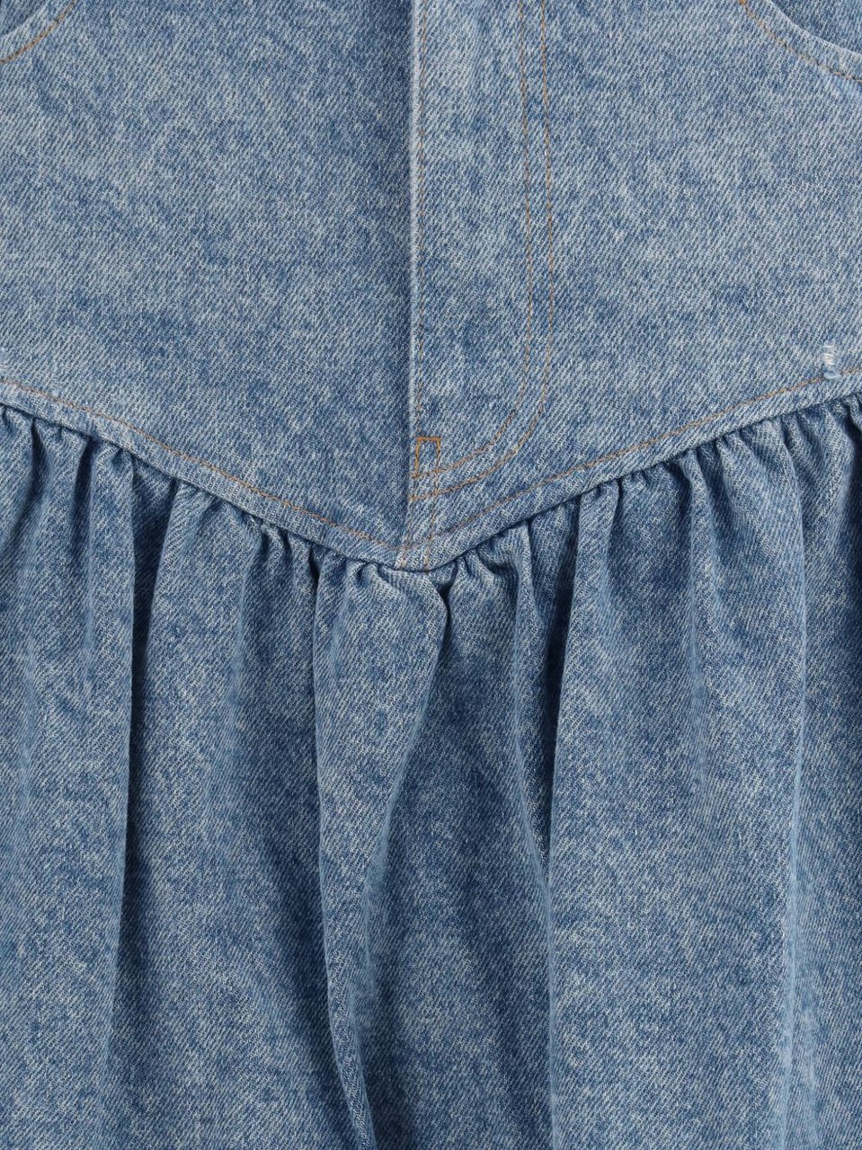 Ganni Skirts Navy Blauw