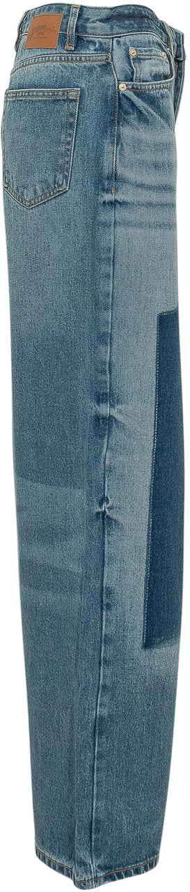 Ganni Jeans Denim Baggy Blauw