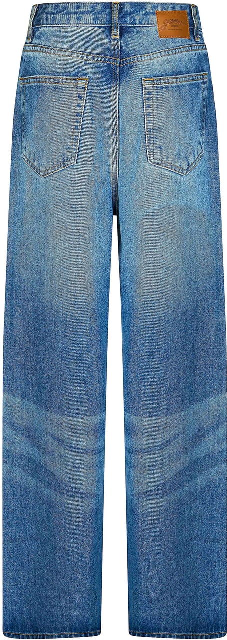 Ganni Jeans Tint Wash Blauw